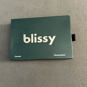Blissy Silk Emerald Sleeping Mask — NWT!